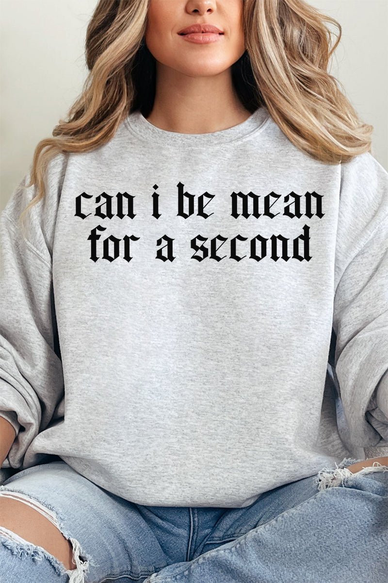 Can I Be Mean Unisex NuBlend Crew Sweatshirt - Wholesale Accessory Market