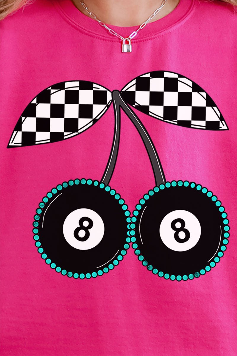 Checkered Cherries Unisex NuBlend Crew Sweatshirt - Wholesale Accessory Market