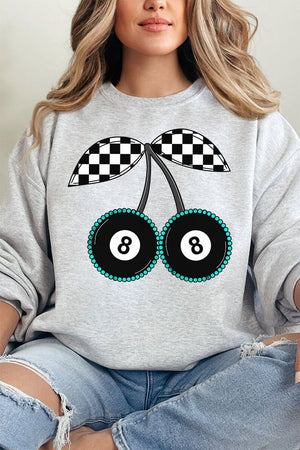 Checkered Cherries Unisex NuBlend Crew Sweatshirt - Wholesale Accessory Market