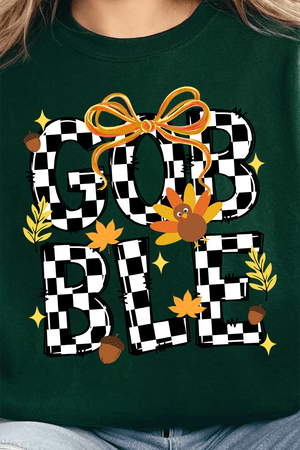 Checkered Gobble Coquette Unisex NuBlend Crew Sweatshirt - Wholesale Accessory Market
