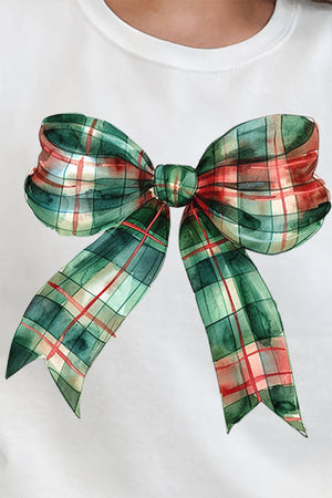 Christmas Plaid Coquette Bow Unisex NuBlend Crew Sweatshirt - Wholesale Accessory Market