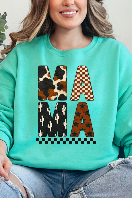 Cow Cactus Mama Unisex NuBlend Crew Sweatshirt - Wholesale Accessory Market