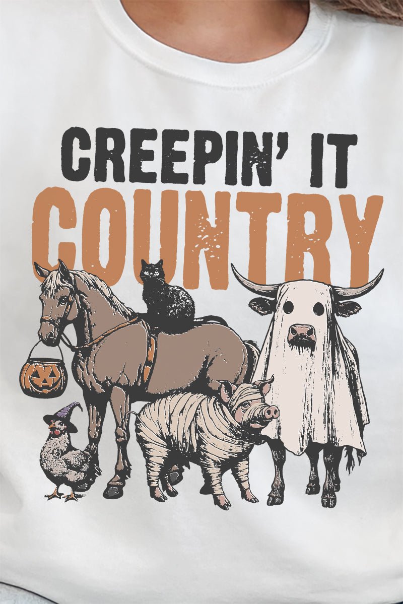 Creepin' It Country Unisex NuBlend Crew Sweatshirt - Wholesale Accessory Market
