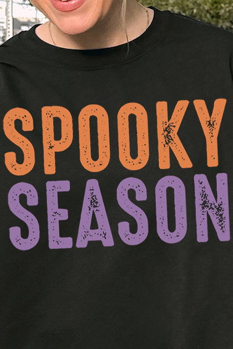 Distressed Spooky Season Unisex NuBlend Crew Sweatshirt - Wholesale Accessory Market