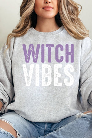 Distressed Witch Vibes Unisex NuBlend Crew Sweatshirt - Wholesale Accessory Market