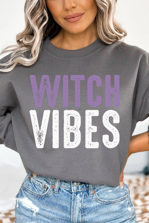 Distressed Witch Vibes Unisex NuBlend Crew Sweatshirt - Wholesale Accessory Market