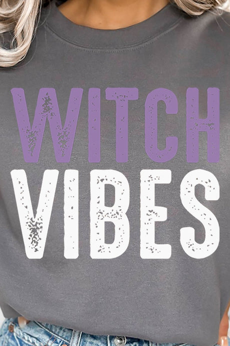 Distressed Witch Vibes Unisex NuBlend Crew Sweatshirt - Wholesale Accessory Market