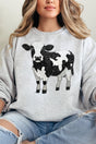 Faux Rhinestone Cow Unisex NuBlend Crew Sweatshirt - Wholesale Accessory Market