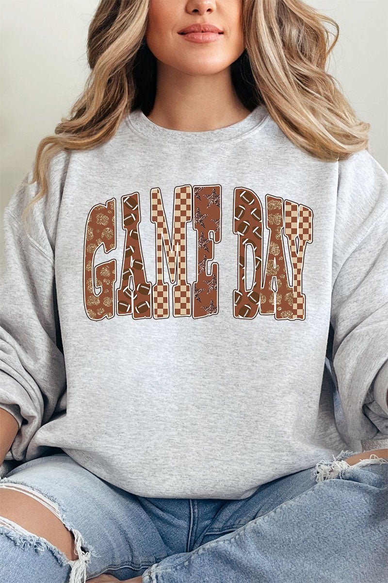 Game Day Glitz Unisex NuBlend Crew Sweatshirt - Wholesale Accessory Market