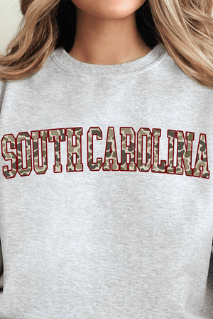 Garnet South Carolina Camo Unisex NuBlend Crew Sweatshirt - Wholesale Accessory Market