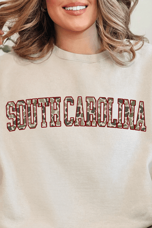 Garnet South Carolina Camo Unisex NuBlend Crew Sweatshirt - Wholesale Accessory Market