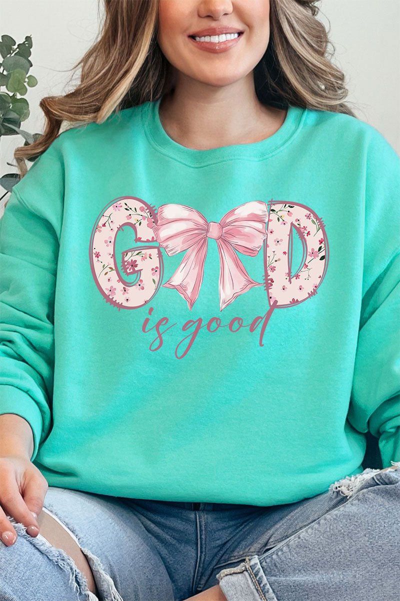 Girlie God Is Good Unisex NuBlend Crew Sweatshirt - Wholesale Accessory Market