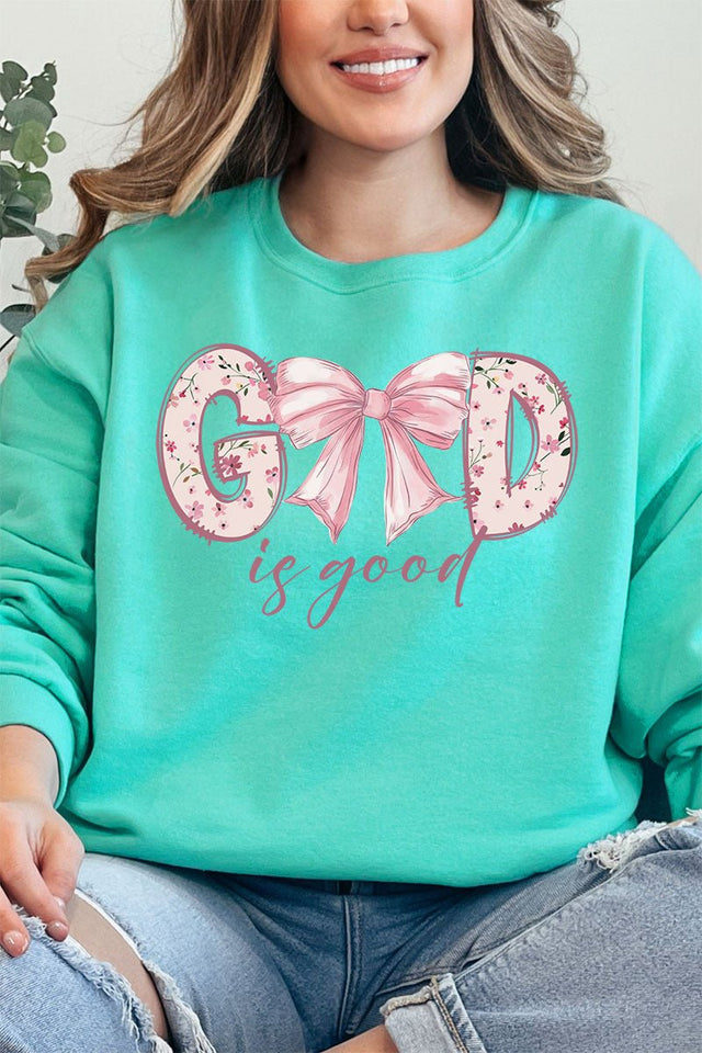 Girlie God Is Good Unisex NuBlend Crew Sweatshirt - Wholesale Accessory Market