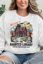 Haunted Library Unisex NuBlend Crew Sweatshirt - Wholesale Accessory Market