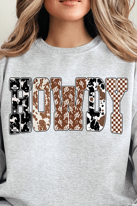 Howdy And Hide Unisex NuBlend Crew Sweatshirt - Wholesale Accessory Market