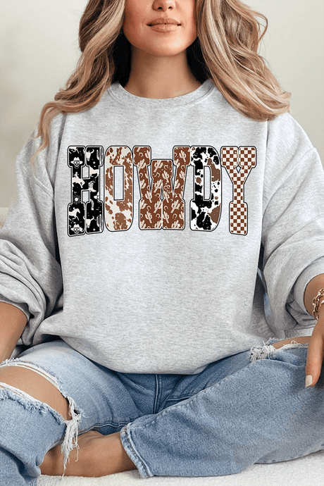 Howdy And Hide Unisex NuBlend Crew Sweatshirt - Wholesale Accessory Market