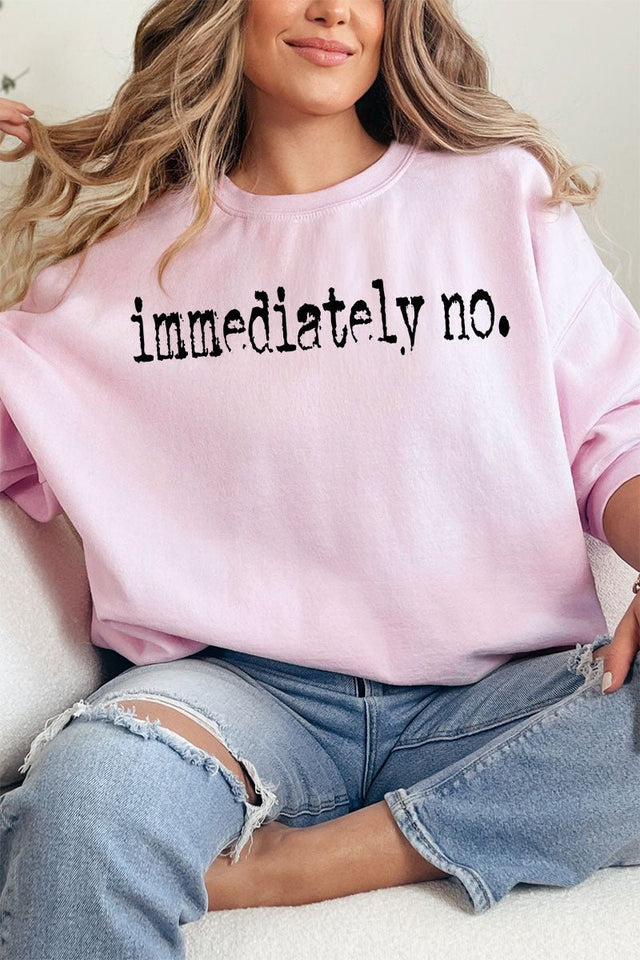 Immediately No Unisex NuBlend Crew Sweatshirt - Wholesale Accessory Market