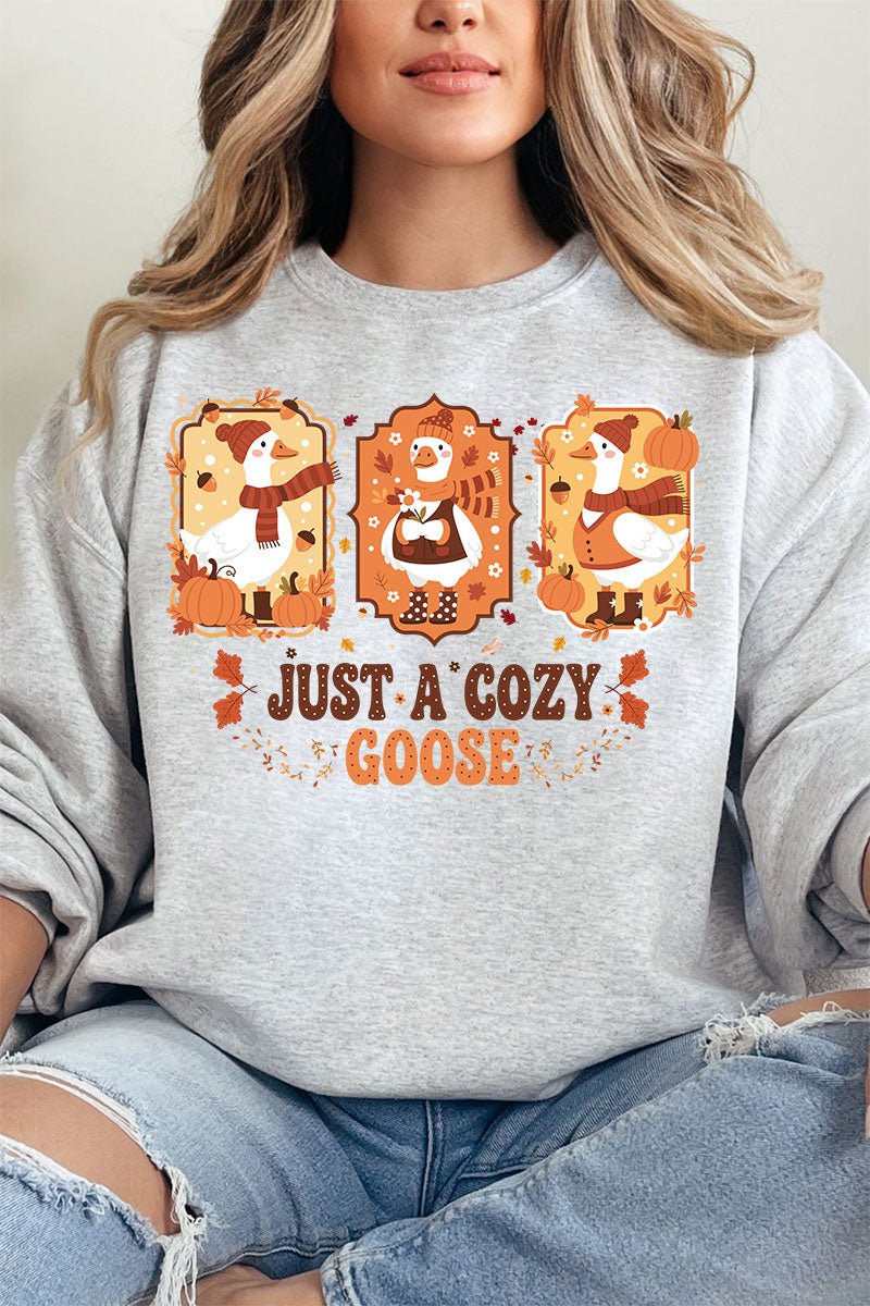 Just A Cozy Goose Unisex NuBlend Crew Sweatshirt - Wholesale Accessory Market