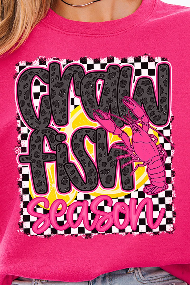 Leopard Luxe Crawfish Season Unisex NuBlend Crew Sweatshirt - Wholesale Accessory Market