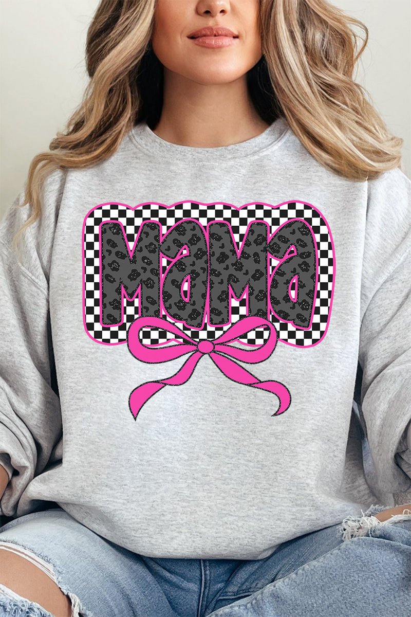 Leopard Luxe Mama Unisex NuBlend Crew Sweatshirt - Wholesale Accessory Market