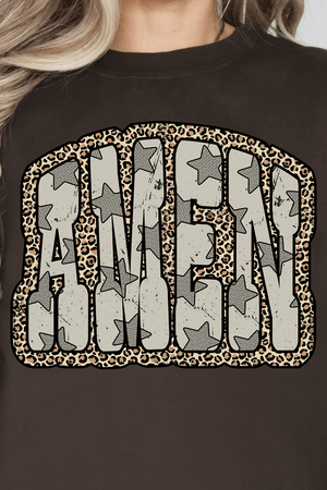 Leopard Star Amen Unisex NuBlend Crew Sweatshirt - Wholesale Accessory Market