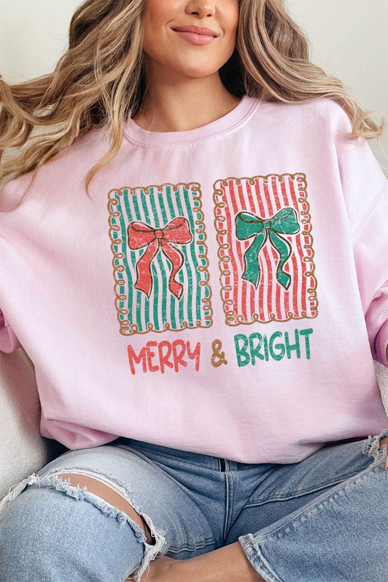 Merry & Bright Stamps Unisex NuBlend Crew Sweatshirt - Wholesale Accessory Market