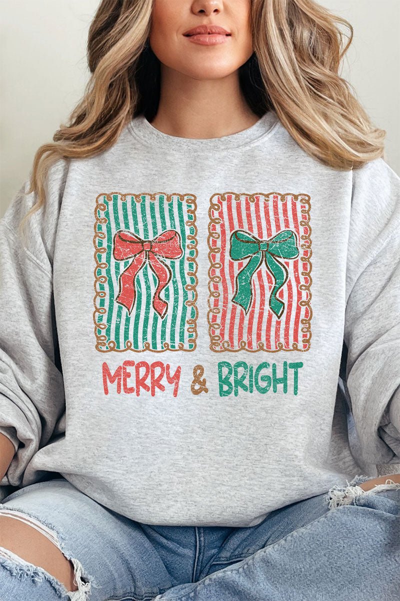 Merry & Bright Stamps Unisex NuBlend Crew Sweatshirt - Wholesale Accessory Market