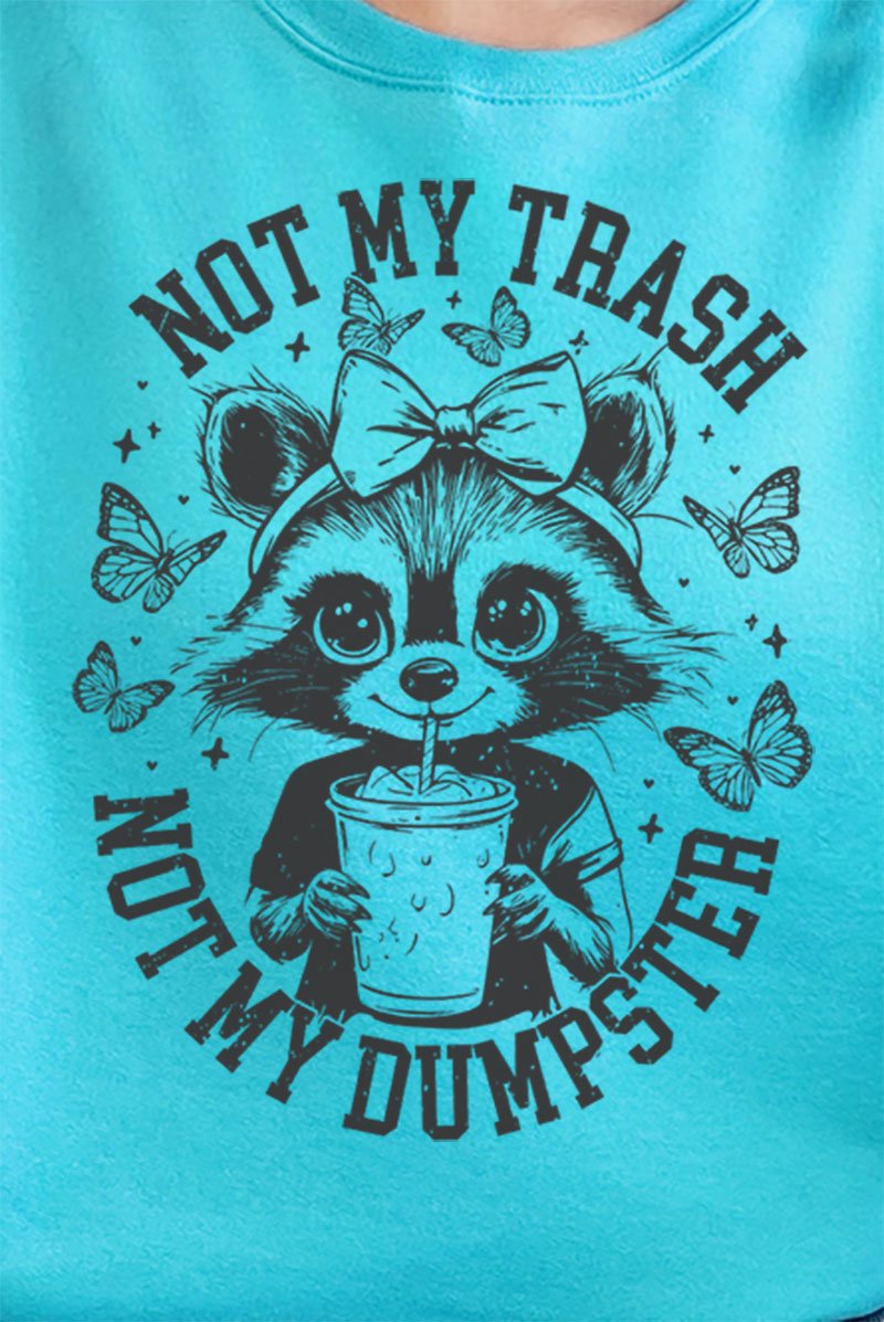 Not My Trash Not My Dumpster Unisex NuBlend Crew Sweatshirt - Wholesale Accessory Market