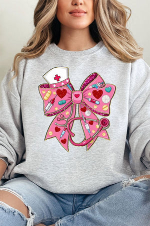 Nurse At Heart Unisex NuBlend Crew Sweatshirt - Wholesale Accessory Market