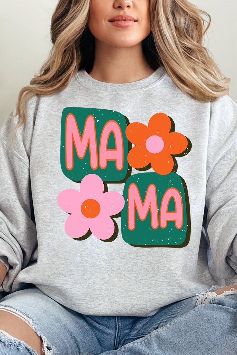 Orange Groovy Mama Unisex NuBlend Crew Sweatshirt - Wholesale Accessory Market