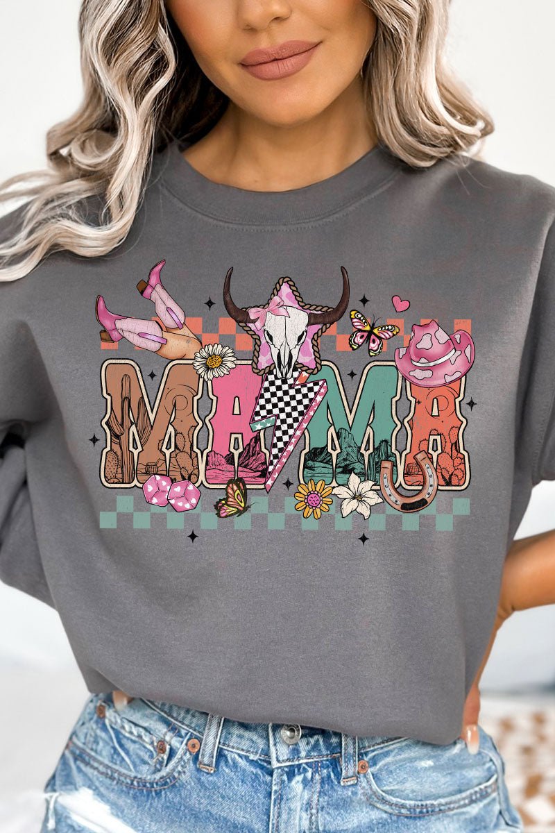 Outlaw Mama Unisex NuBlend Crew Sweatshirt - Wholesale Accessory Market