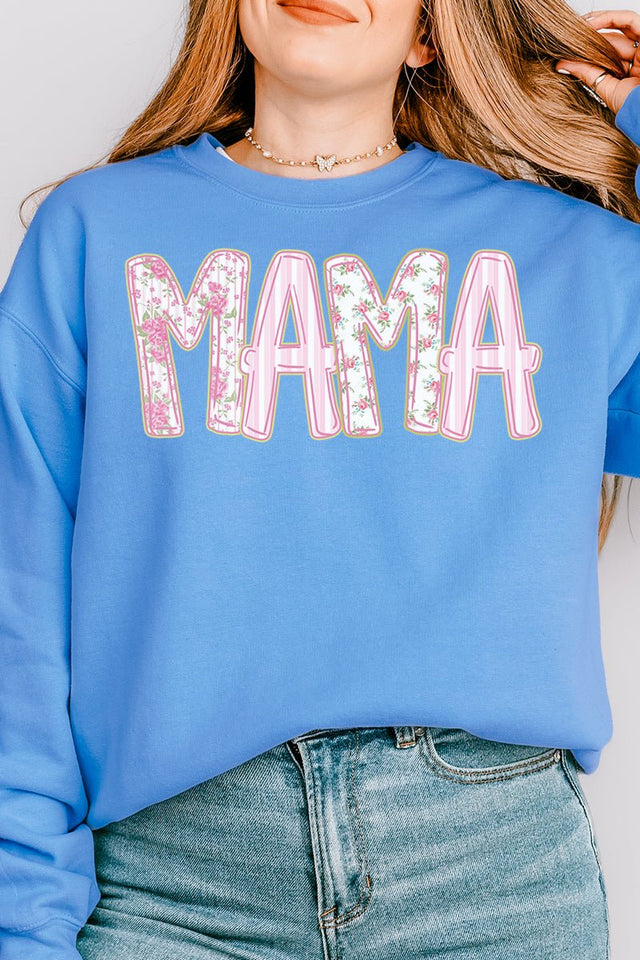 Pink Blossom Mama Unisex NuBlend Crew Sweatshirt - Wholesale Accessory Market