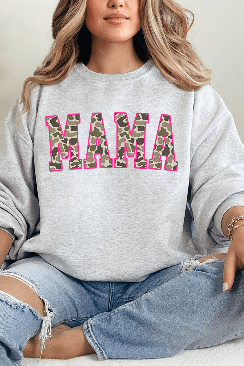 Pink Mama Camo Unisex NuBlend Crew Sweatshirt - Wholesale Accessory Market