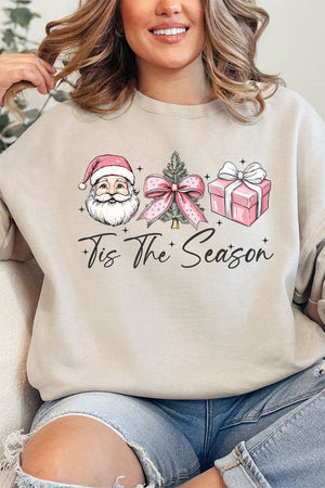 Pink Tis The Season Unisex NuBlend Crew Sweatshirt - Wholesale Accessory Market