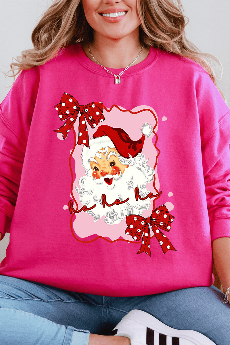 Preppy Santa Coquette Unisex NuBlend Crew Sweatshirt - Wholesale Accessory Market