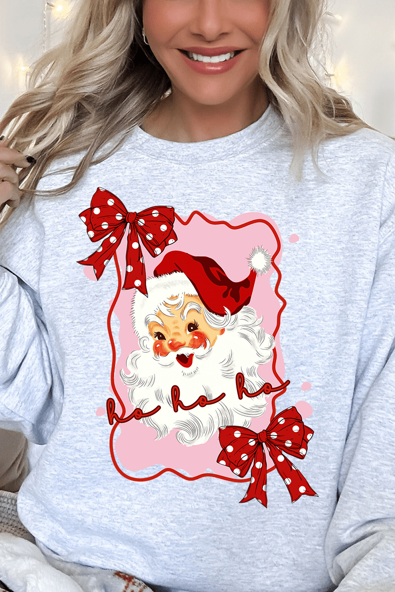 Preppy Santa Coquette Unisex NuBlend Crew Sweatshirt - Wholesale Accessory Market