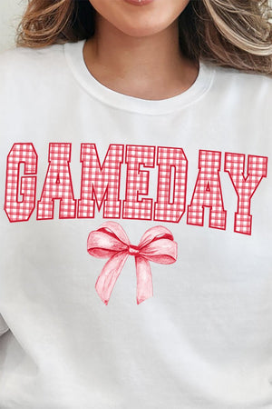 Red Gingham Gameday Unisex NuBlend Crew Sweatshirt - Wholesale Accessory Market