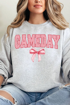 Red Gingham Gameday Unisex NuBlend Crew Sweatshirt - Wholesale Accessory Market