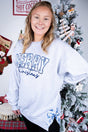 Side Bows Chinoiserie Blue Merry Christmas Unisex NuBlend Crew Sweatshirt - Wholesale Accessory Market