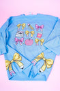 Side Bows Coquette Teacher Unisex NuBlend Crew Sweatshirt - Wholesale Accessory Market