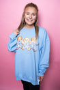 Side Bows Gingerbread Chinoiserie Christmas Unisex NuBlend Crew Sweatshirt - Wholesale Accessory Market