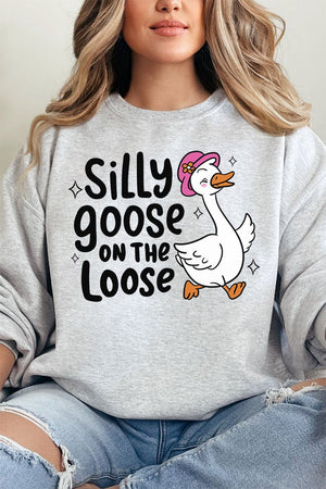 Silly Goose On The Loose Unisex NuBlend Crew Sweatshirt - Wholesale Accessory Market