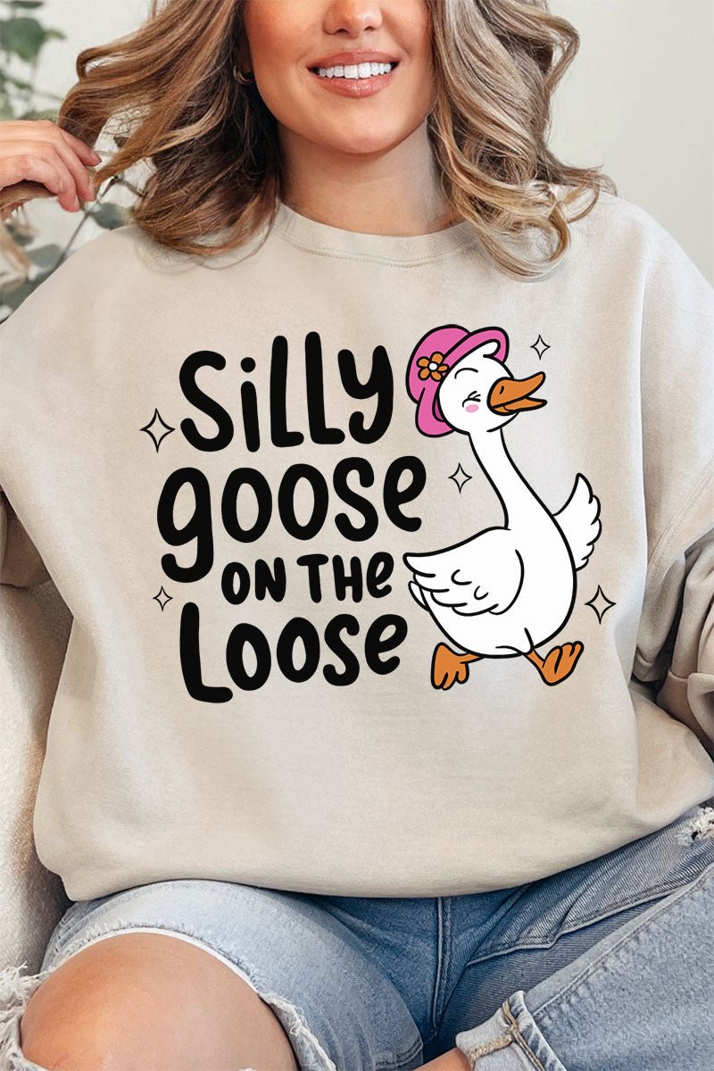 Silly Goose On The Loose Unisex NuBlend Crew Sweatshirt - Wholesale Accessory Market