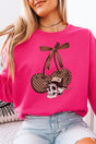 Skull Checkered Cherries Unisex NuBlend Crew Sweatshirt - Wholesale Accessory Market