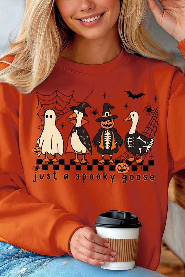 Spooky Goose Unisex NuBlend Crew Sweatshirt - Wholesale Accessory Market