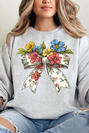 Spring Coquette Bouquet Unisex NuBlend Crew Sweatshirt - Wholesale Accessory Market