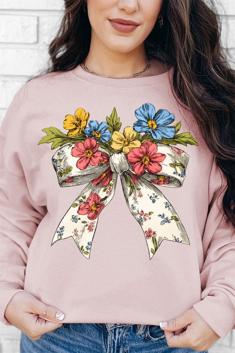 Spring Coquette Bouquet Unisex NuBlend Crew Sweatshirt - Wholesale Accessory Market