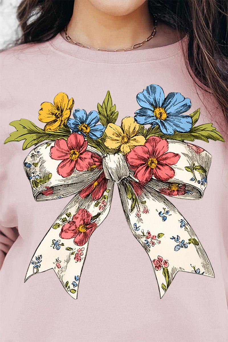 Spring Coquette Bouquet Unisex NuBlend Crew Sweatshirt - Wholesale Accessory Market