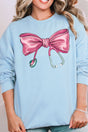 Stethoscope Bow Unisex NuBlend Crew Sweatshirt - Wholesale Accessory Market