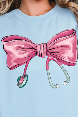 Stethoscope Bow Unisex NuBlend Crew Sweatshirt - Wholesale Accessory Market